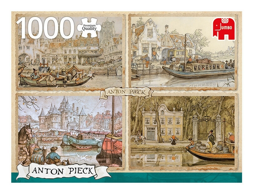 Anton Pieck - Canal Boats