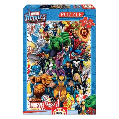Marvel Heroes - 500 Teile Puzzle