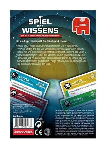 Spiel des Wissens Kartenspiel