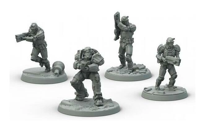 Fallout: Wasteland Warfare - Brotherhood of Steel Frontline Knights - EN