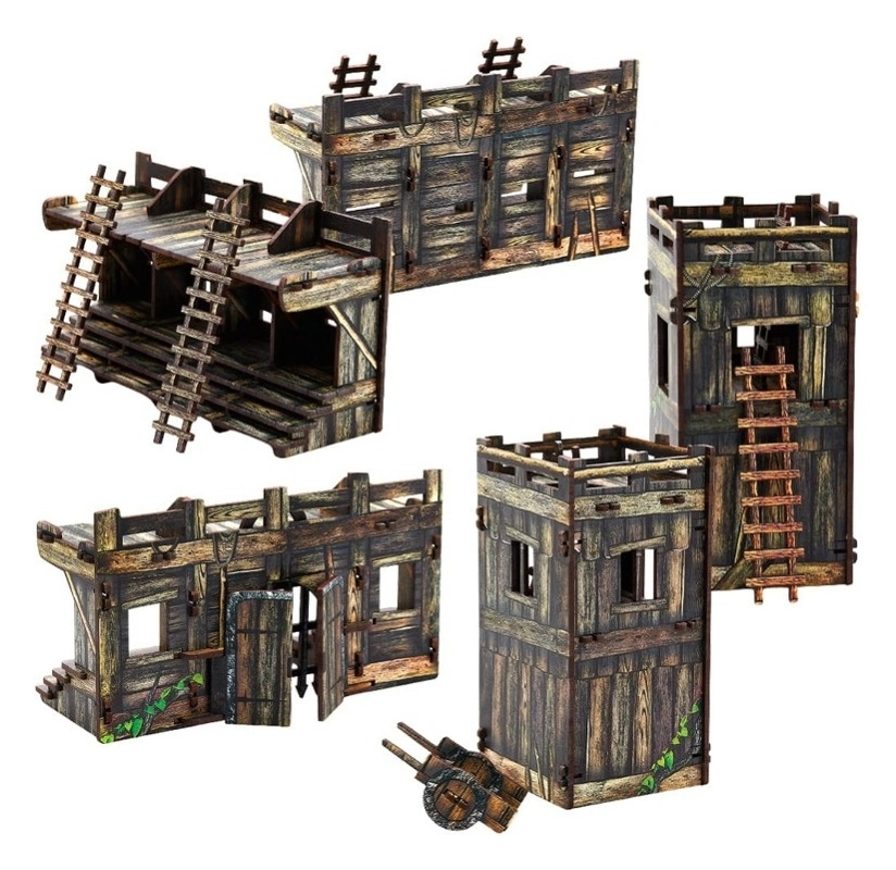 e-Raptor Constructions - Wooden Barrier