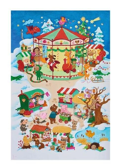 Mein erster Adventskalender – Auf dem Weihnachtsmarkt