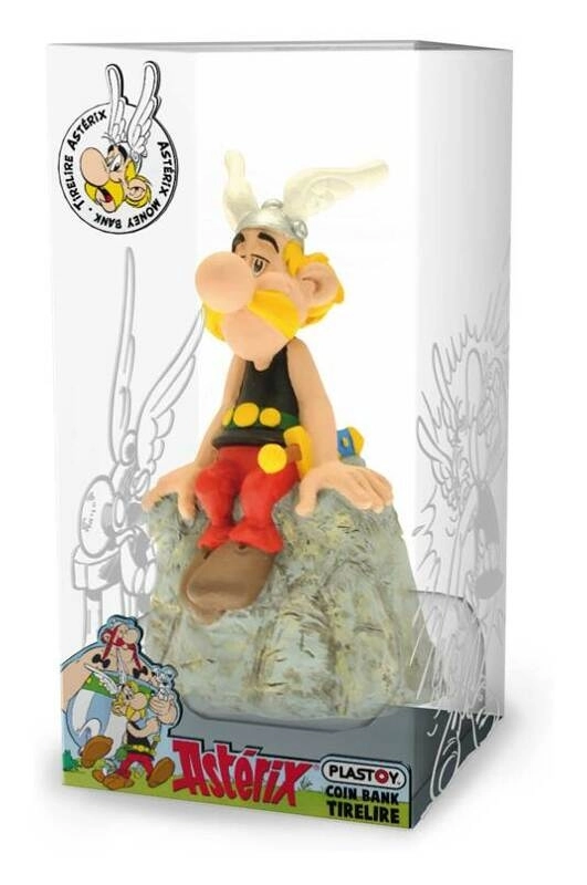 Asterix auf Felsen - Sparschwein
