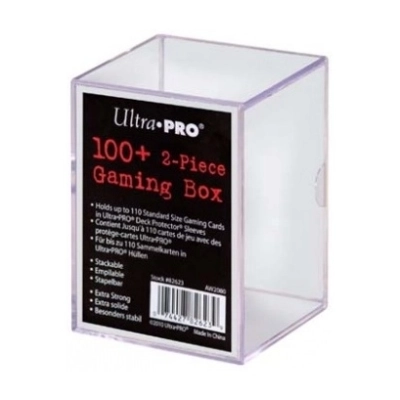 UP - 2-Piece Storage Box - for 100+ Cards - Clear