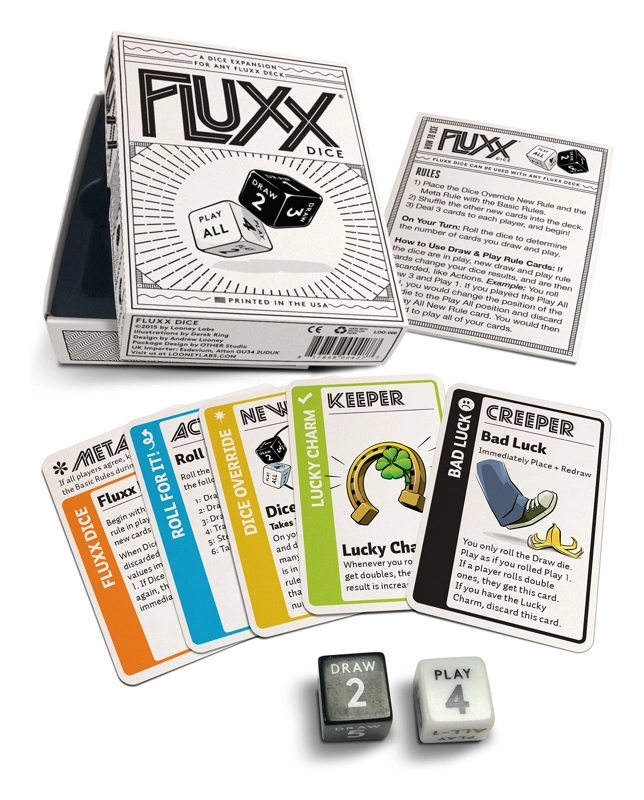 Fluxx Dice Expansion - For Any Fluxx Deck - EN