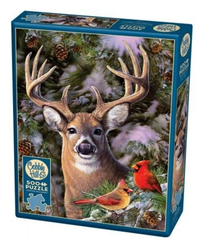 One Deer Two Cardinals