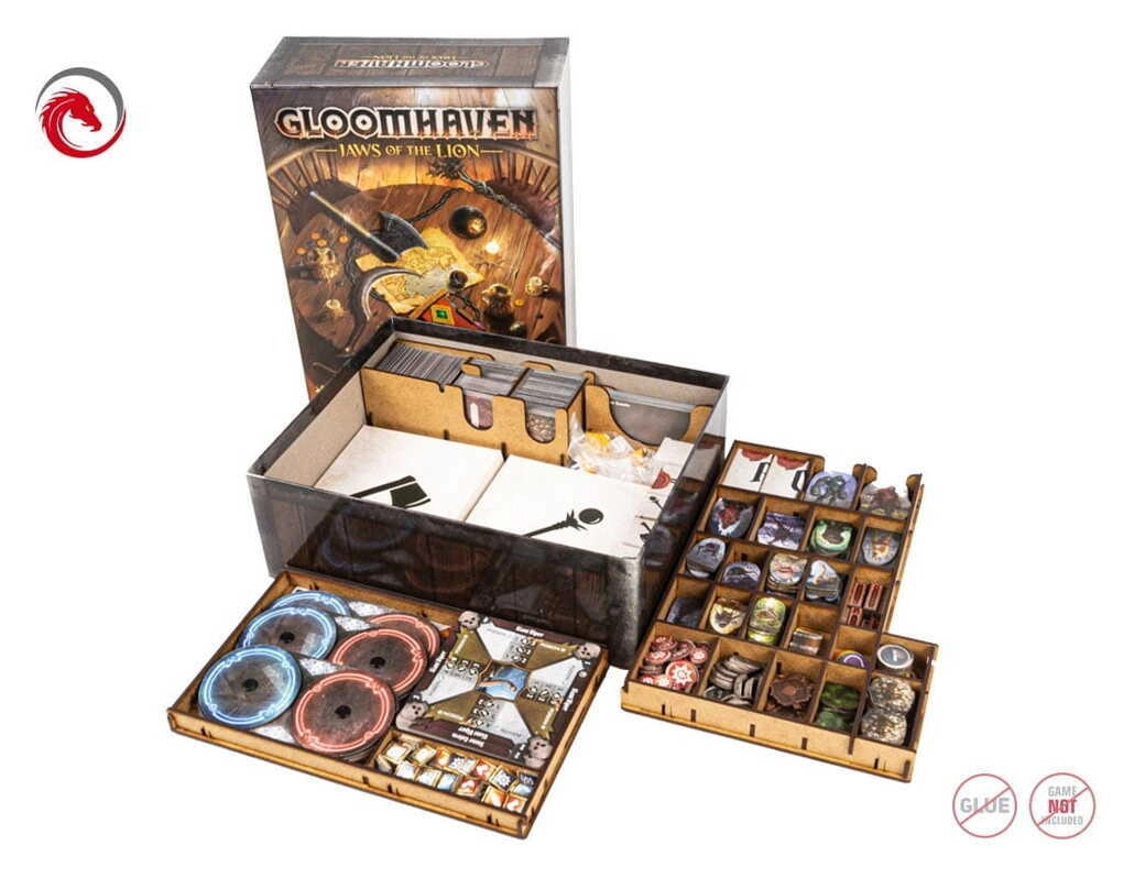 e-raptor - Sortiereinsatz für Gloomhaven - Die Pranken des Löwen (Jaws of the Lion)