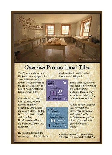 Obsession Board Game: Promo Kacheln Erweiterung - EN