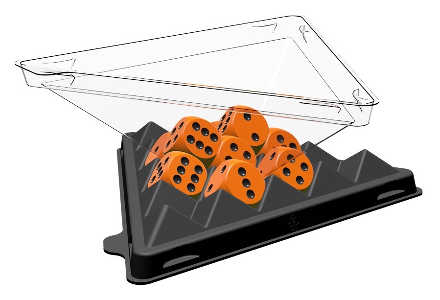 Spiel Mini Pyramide orange