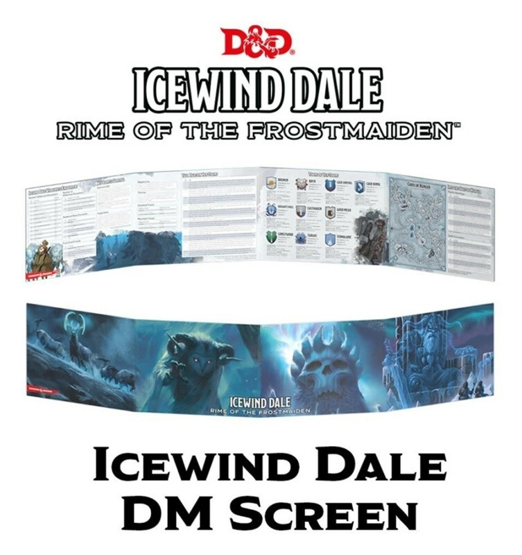 D&D Icewind Dale: Rime of the Frostmaiden - DM Screen - EN