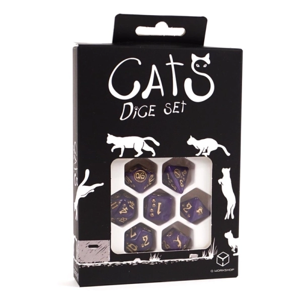 Cats Dice Set - Purrito (7)