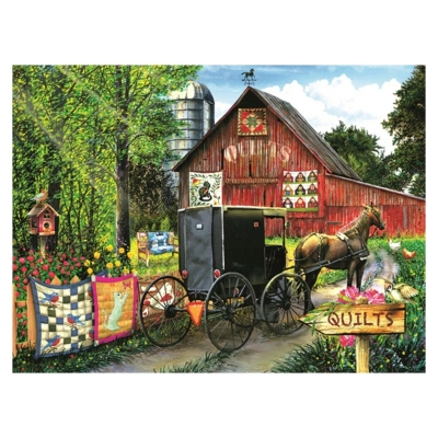Amish Quilt Sale - Tom Wood