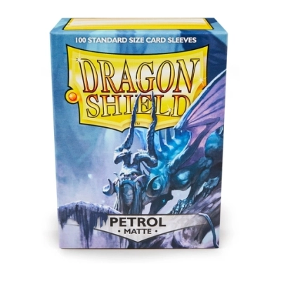 Dragon Shield Standard Sleeves - Matte Petrol (100 Sleeves)