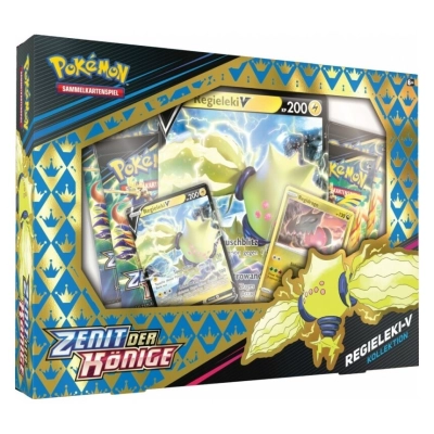 Pokémon SWSH12.5 V - Box - Zenit der Könige - Regieleki-V Kollektion - DE