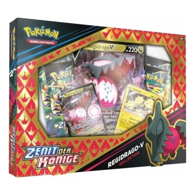 Pokémon SWSH12.5 V - Box - Zenit der Könige - Regidrago-V Kollektion - DE
