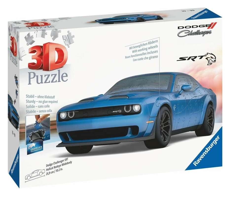 Dodge Challenger SRT - 3D Puzzle