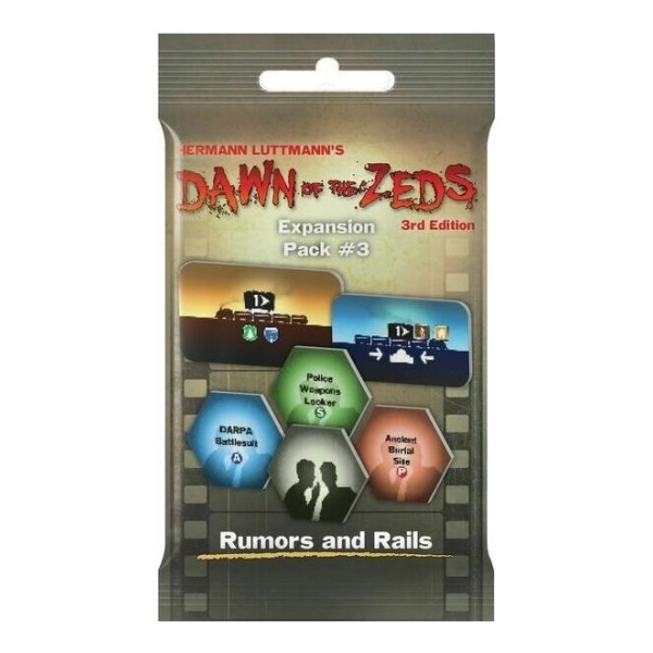 Dawn of the Zeds (3rd Ed.) - Expansion Pack #3 Rumors and Rails - EN