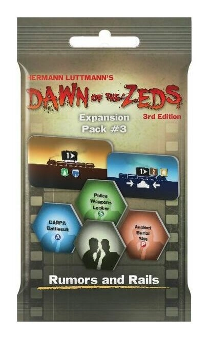 Dawn of the Zeds (3rd Ed.) - Expansion Pack #3 Rumors and Rails - EN
