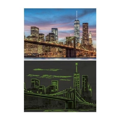Skyline von New York (Glow in the Dark)