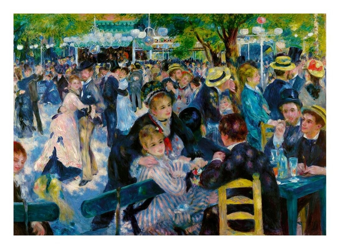 Auguste Renoir: Bal du moulin de la Galette