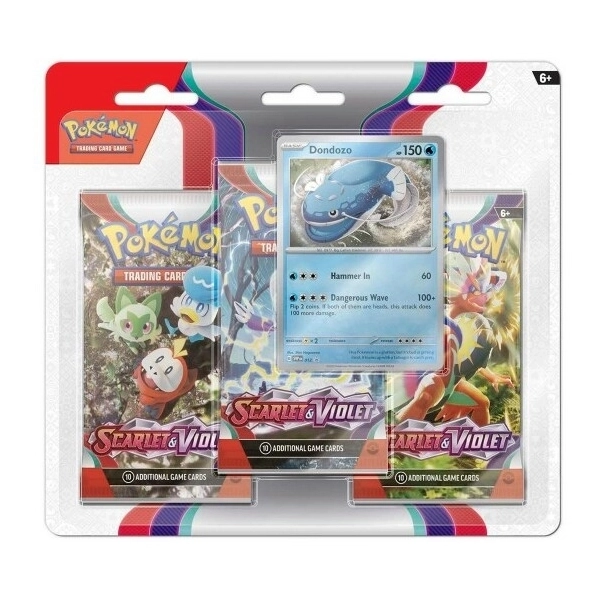 Pokémon SV01 - 3-Pack Blister - Dondozo - EN