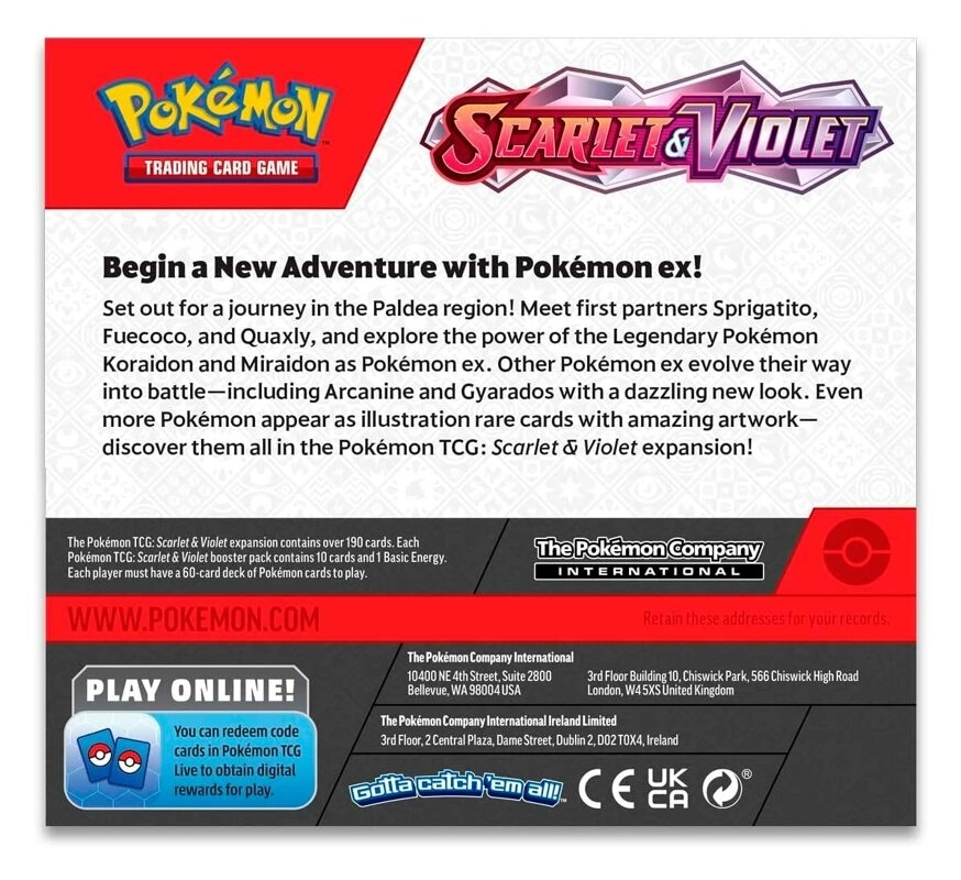 Pokémon SV01 - Scarlet & Violet Display (36 Booster) - EN