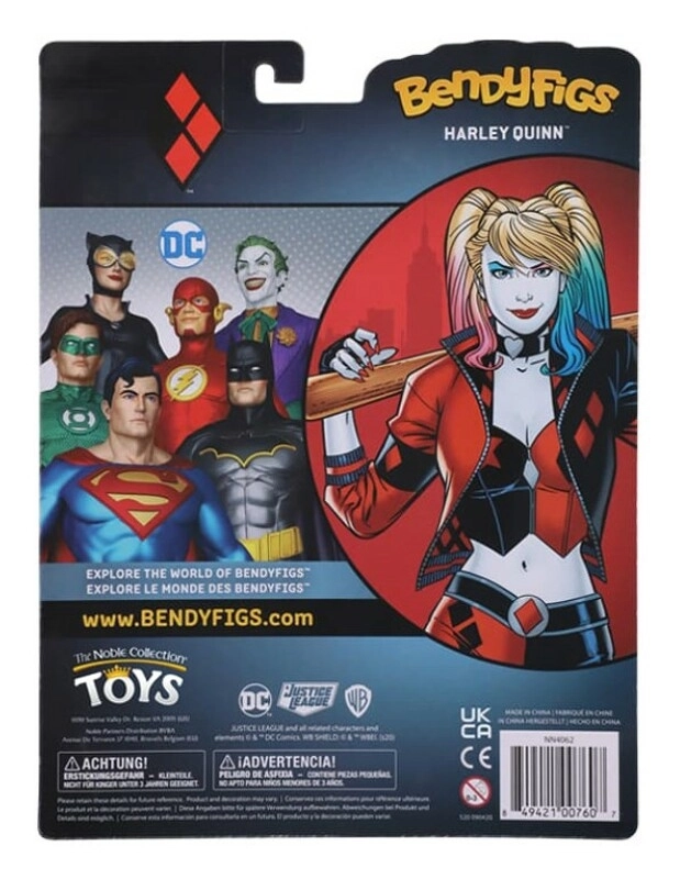 DC Comics Bendyfigs Biegefigur Harley Quinn Rebirth 19 cm