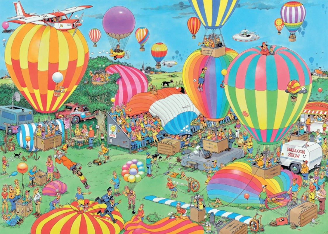 Das Ballonfestival - Jan van Haasteren