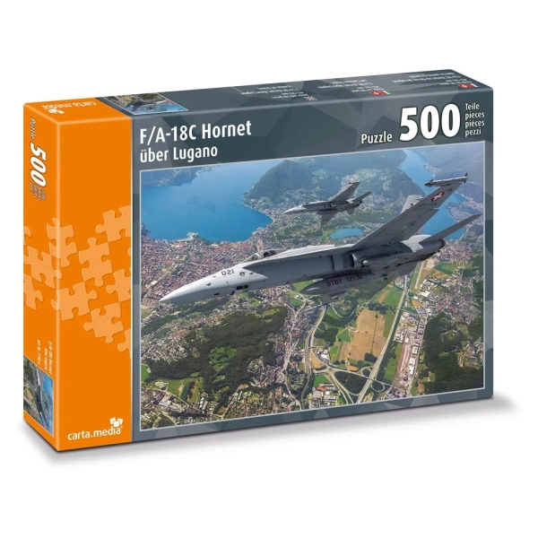 F/A 18 über Lugano