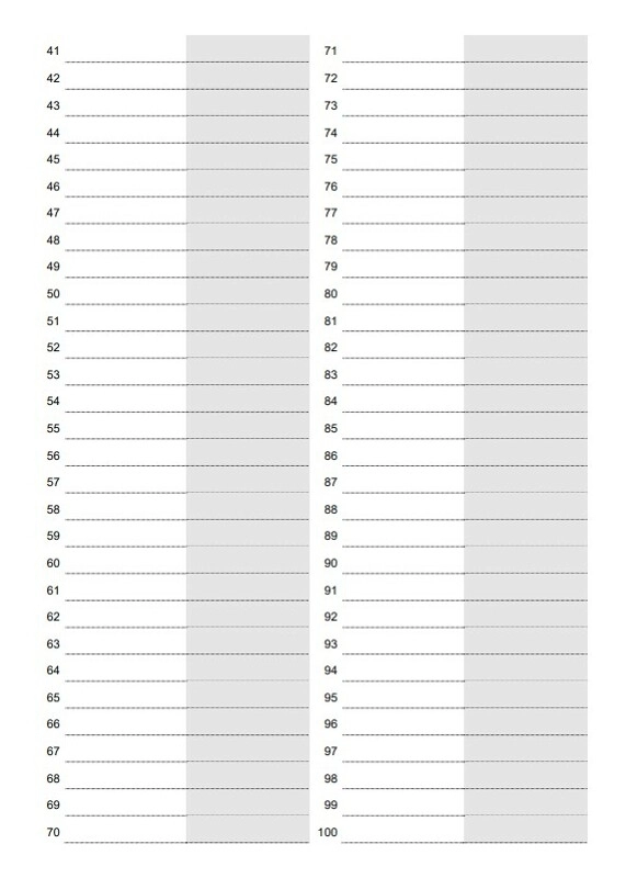 Schach-Partieformulare - Block à 100 Blatt