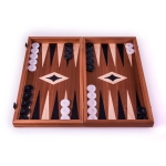 Backgammon Board Classic Mahagoni - 38 x 38cm