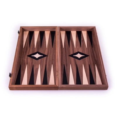 Backgammon Board Classic Nussbaum - 47 x 51cm