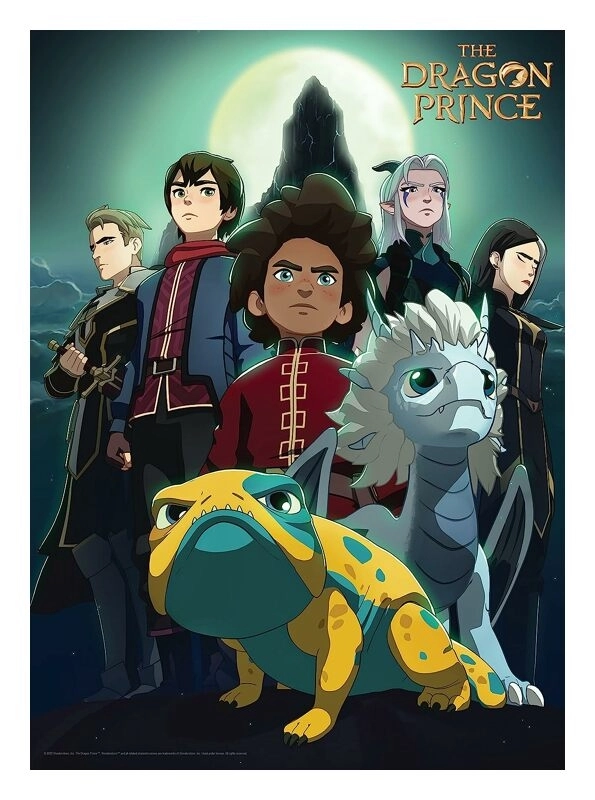 The Dragon Prince - Heroes at the Storm Spire - 1000 Teile Puzzle