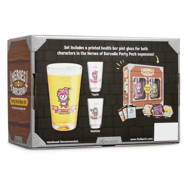 Heroes of Barcadia - Party Pack Pint Glass Set (2x)