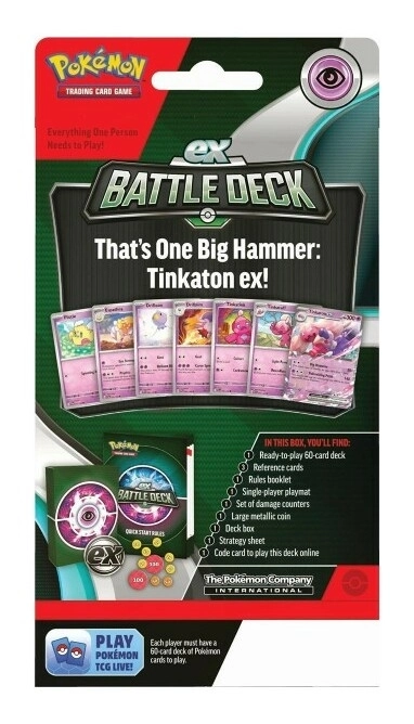 Pokémon Battledeck Tinkaton Ex - EN