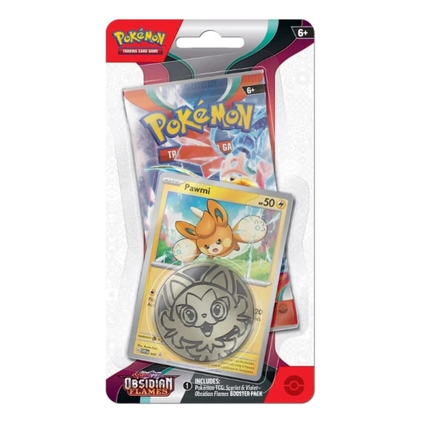 Pokémon SV03 - Obsidian Flames - Premium Checklane Blister - Pawmi - EN