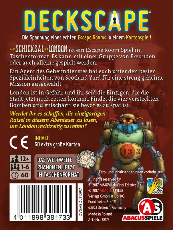 Deckscape - Das Schicksal von London