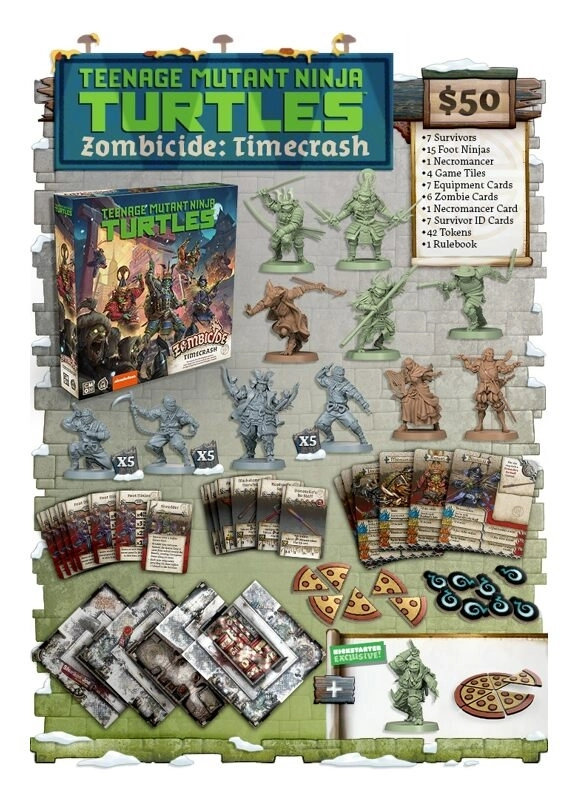 Zombicide: White Death - TMNT Time Crash - Expansion - EN
