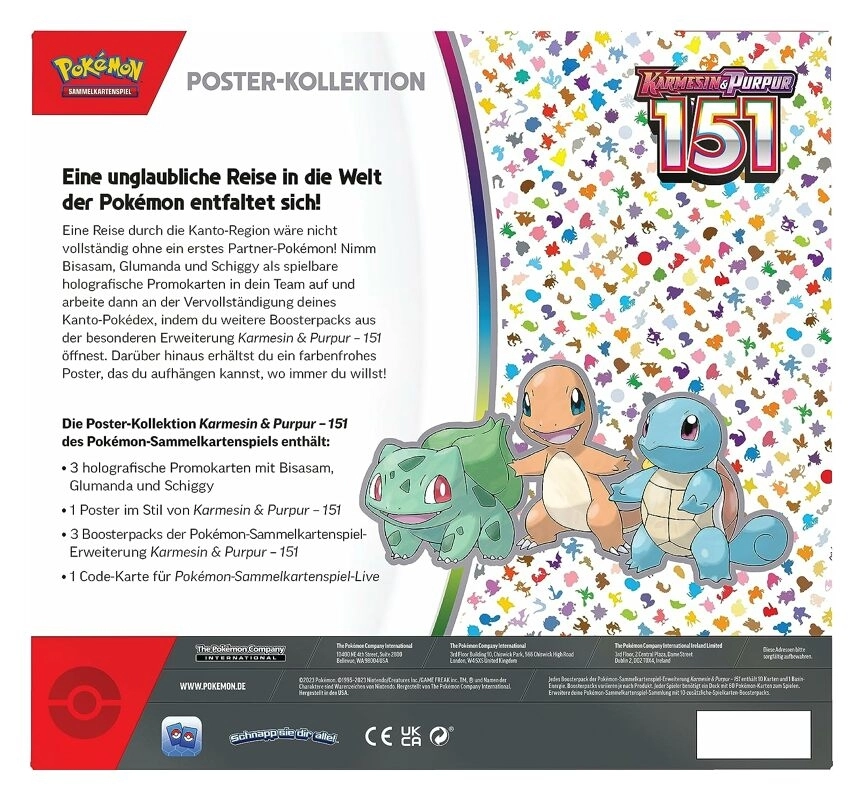 Pokémon SV03.5 151 - Poster Kollektion - DE