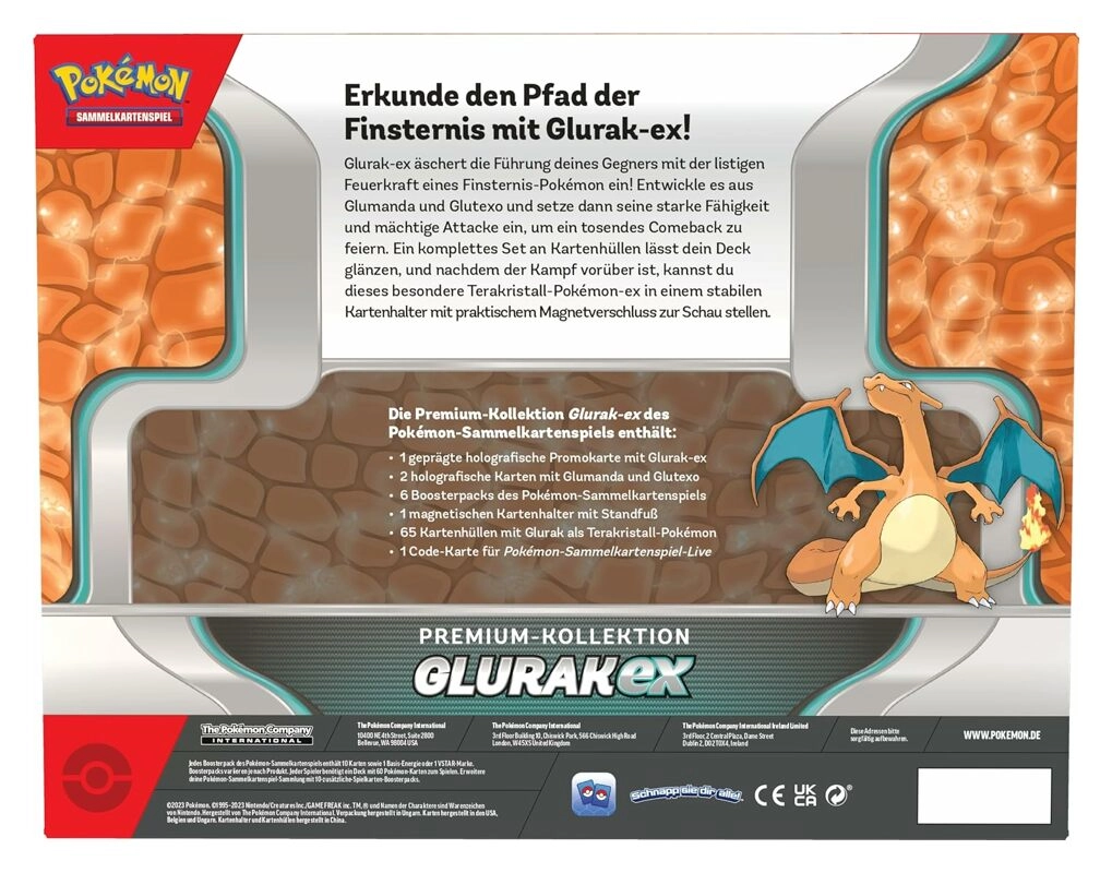Pokémon Glurak ex Premium Kollektion - DE