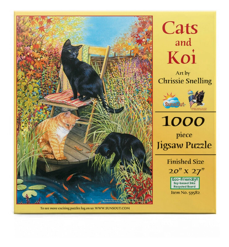 Cats and Koi - Chrissie Snelling