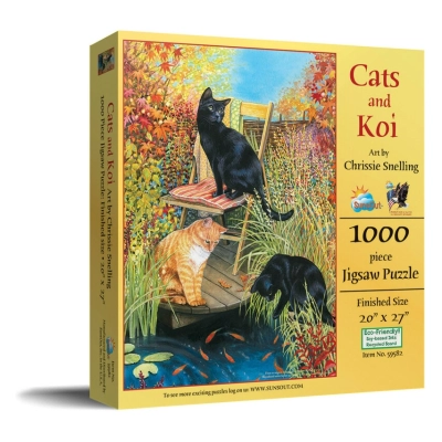 Cats and Koi - Chrissie Snelling