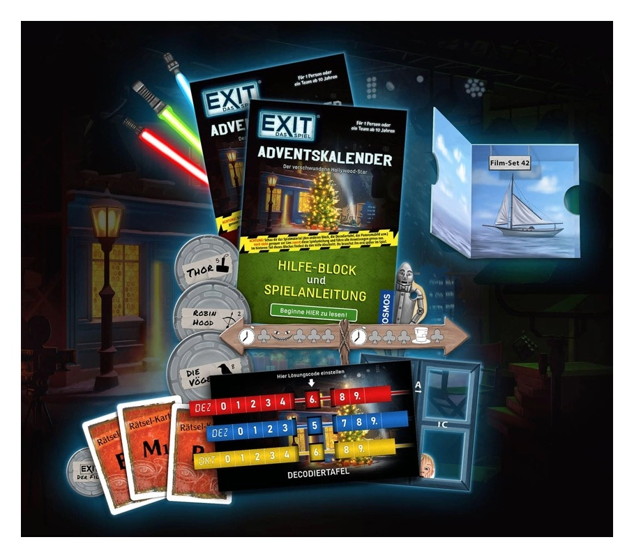 EXIT – Das Spiel Adventskalender: Der verschwundene Hollywood-Star - '23