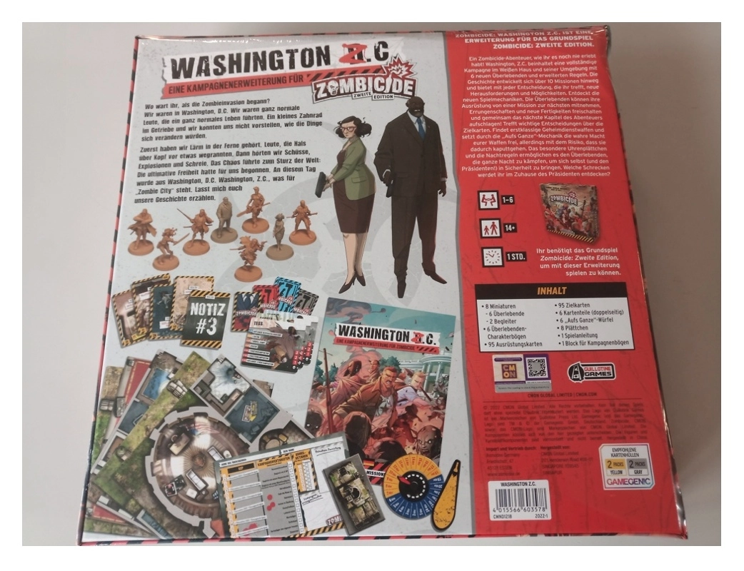 Zombicide 2. Edition Erweiterung – Washington Z.C. (Defekte Verpackung)
