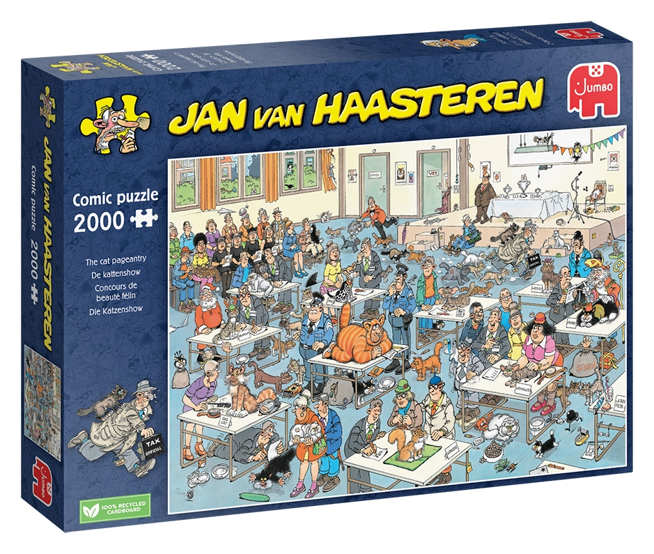 Die Katzenshow Jan van Haasteren 2000 Teile Puzzle von Jumbo online