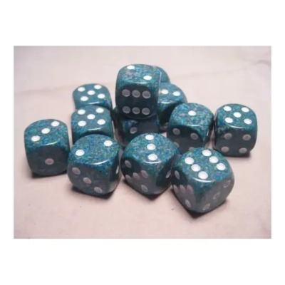 Dice Sets Sea Speckled 16mm d6 (12)