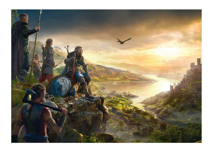 Assassins Creed Valhalla: Vista of England - 1000 Teile Puzzle