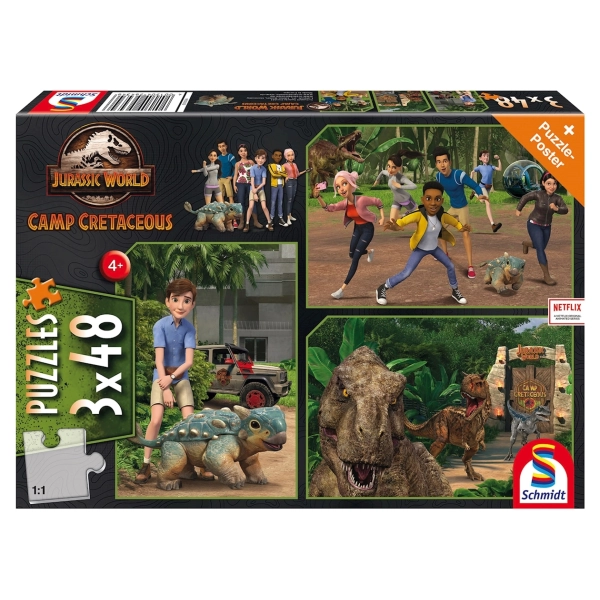 Jurassic World, Abenteuer auf Isla Nublar 3x48 Teile