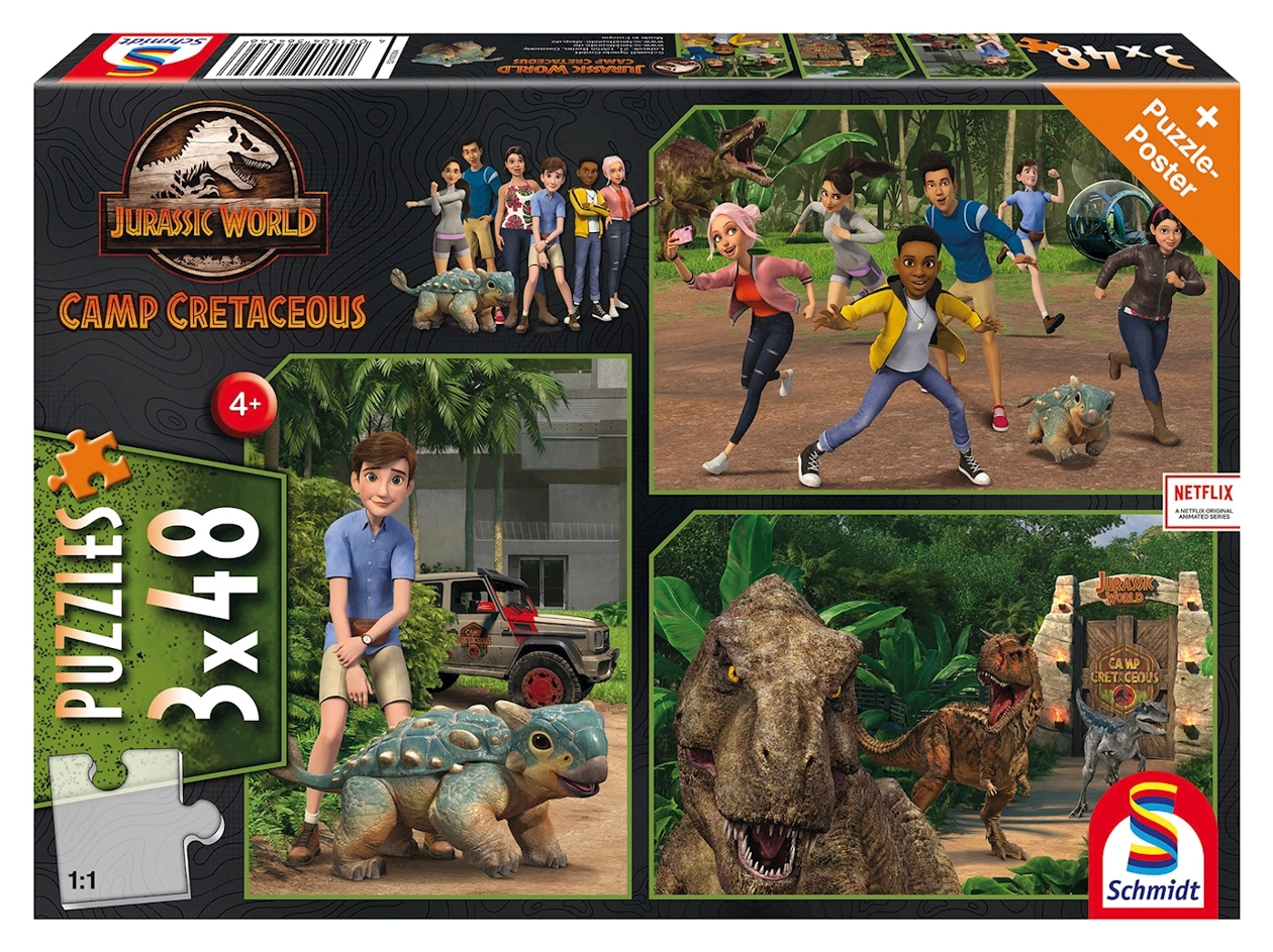 Jurassic World, Abenteuer auf Isla Nublar 3x48 Teile