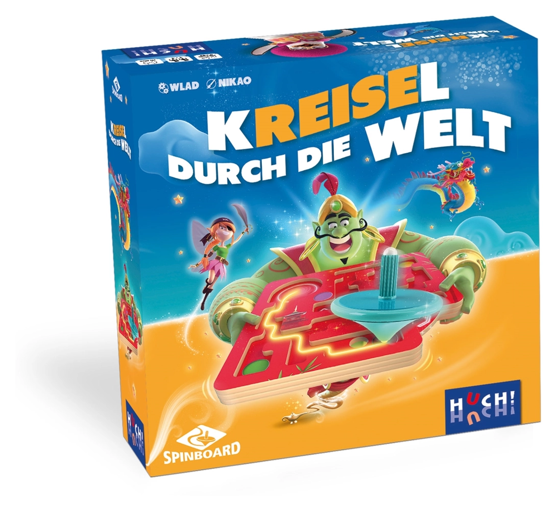 Kreisel durch die Welt